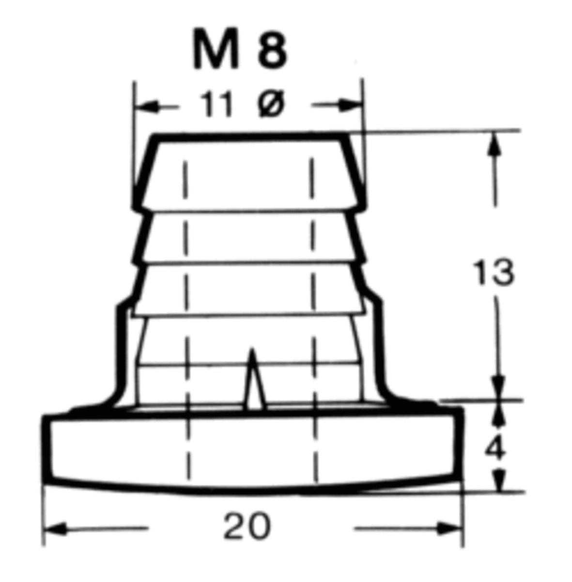 M8 Polyamide Sockets