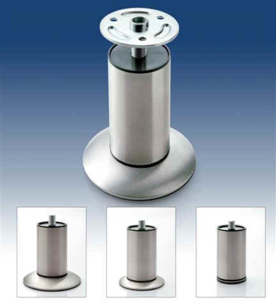 "STRONG" Edelstahl Kompaktfuß Ø 40 mm Rohr 